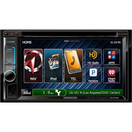 Kenwood eXcelon DNX692 6.2 Inch Touchscreen Navigation Receiver 