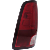 TAIL LIGHT LEFT DRIVER SIDE FOR 2011-2016 RAM 1500 SLT LH BULB CLEAR & RED LENS