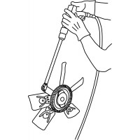 Lisle Pneumatic Fan Clutch Wrench