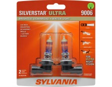 Sylvania 9006 SilverStar Ultra Halogen Headlight Bulb, Pack of 2.