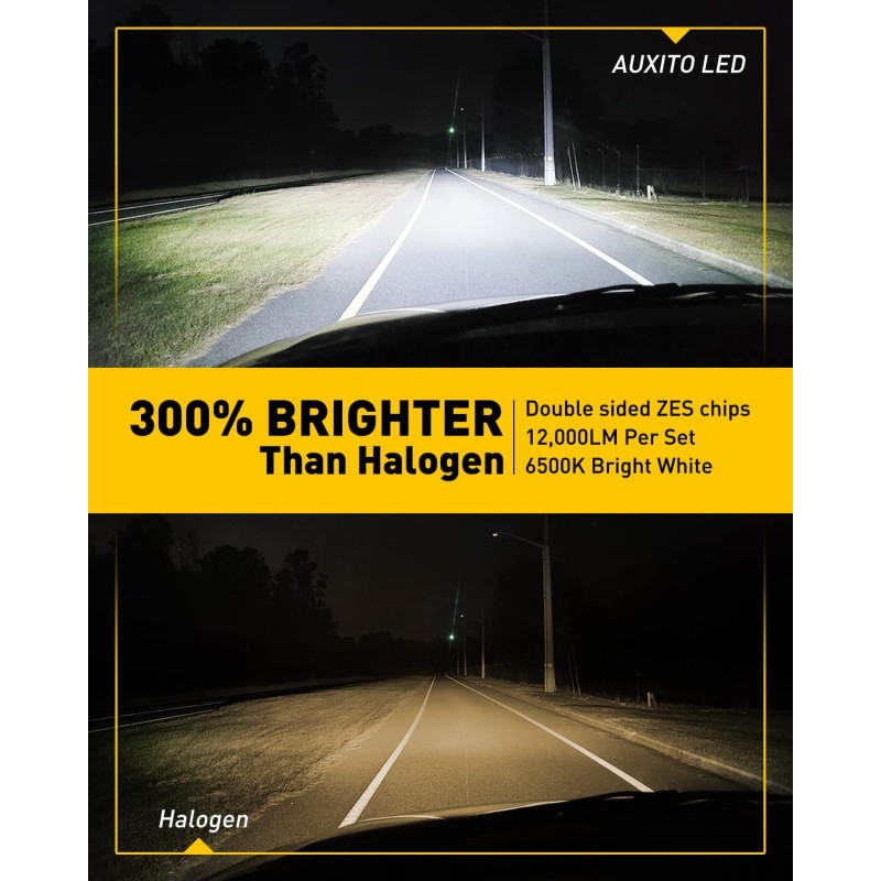 AUXITO 9005 LED Headlight Bulbs