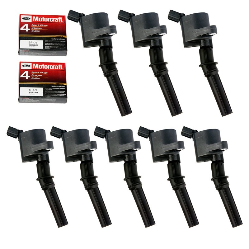 Set of 8 New Complete Ignition Coils DG508 For Ford Lincoln Mercury 4.6L 5.4L V8
