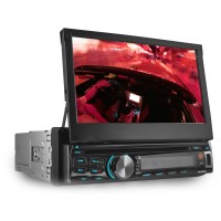 Xo Vision X358 7" Single-din In-dash Motorized Touchscreen Dvd Receiver